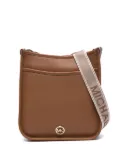 Michael Michael Kors logo-plaque leather shoulder bag - Brown