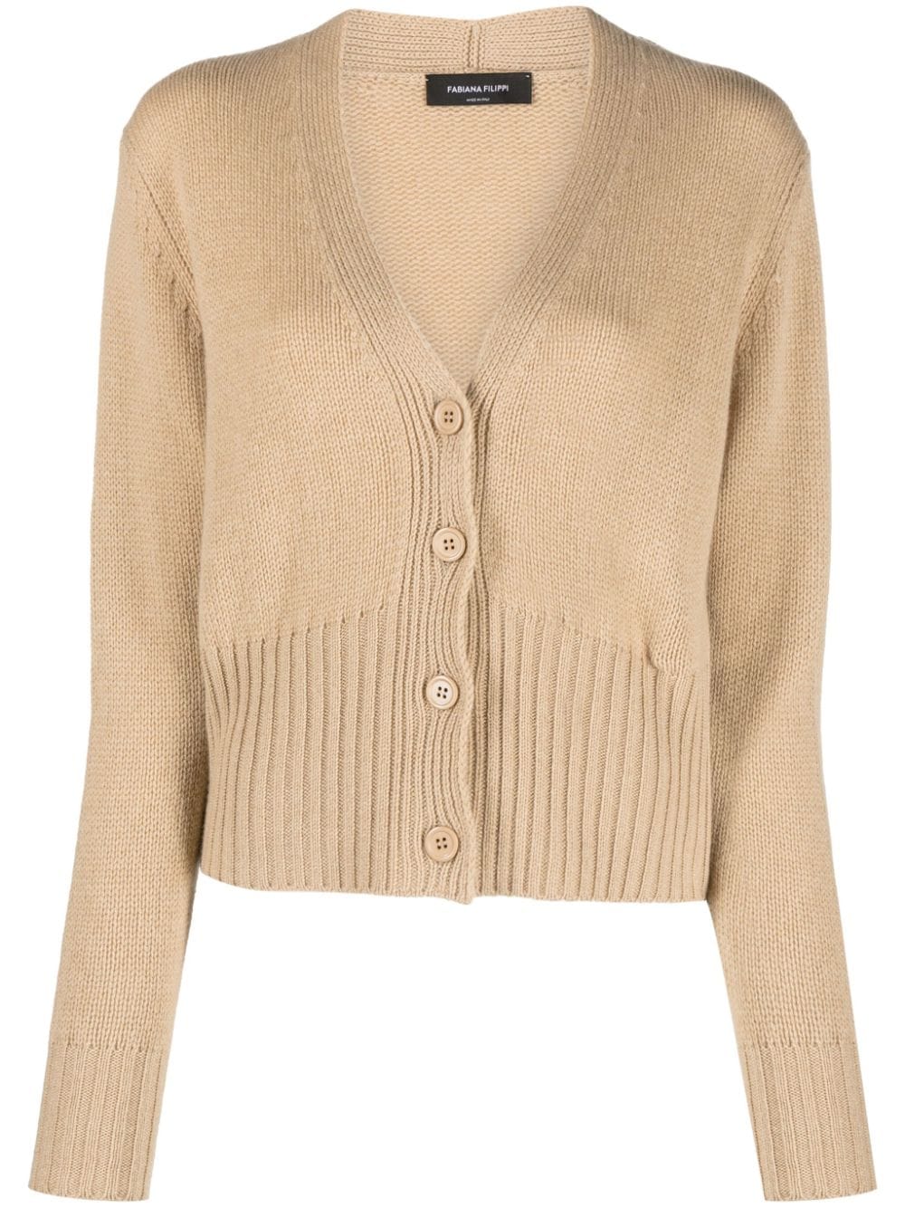 Fabiana Filippi Kasjmier vest Beige