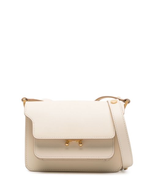 Marni Trunk leather crossbody bag