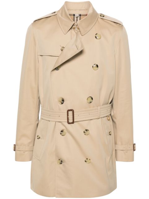 Burberry short Kensington trench coat Men