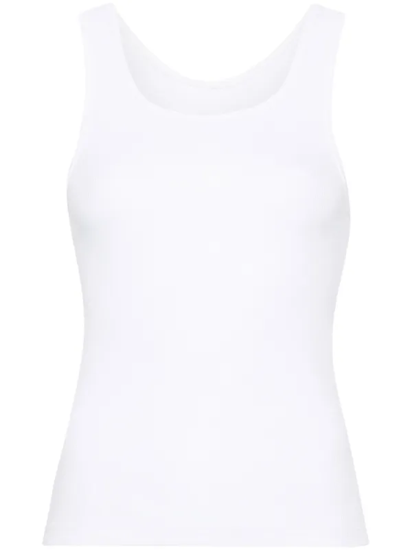 【送料&関税込】Maison Margiela Ivory Cotton Blend Tank Top Maison Margiela Wool Tank Top - Off White | Garmentory