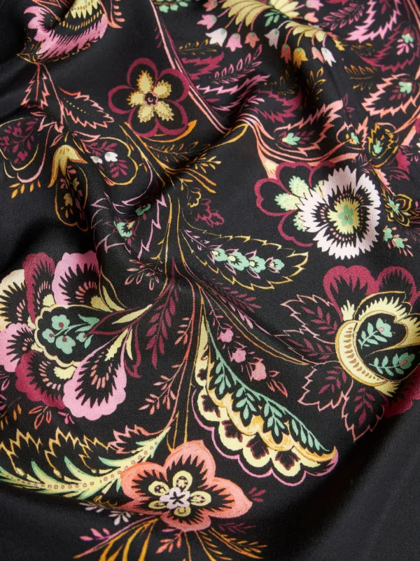 【送料&関税込】Etro Floral Foliage Printed Chenille Dress ETRO floral-print Crepe De Chine Dress | Black | FARFETCH