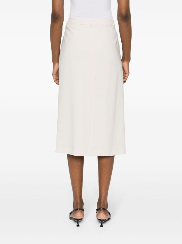 Theory front-slit Crepe Skirt - Farfetch