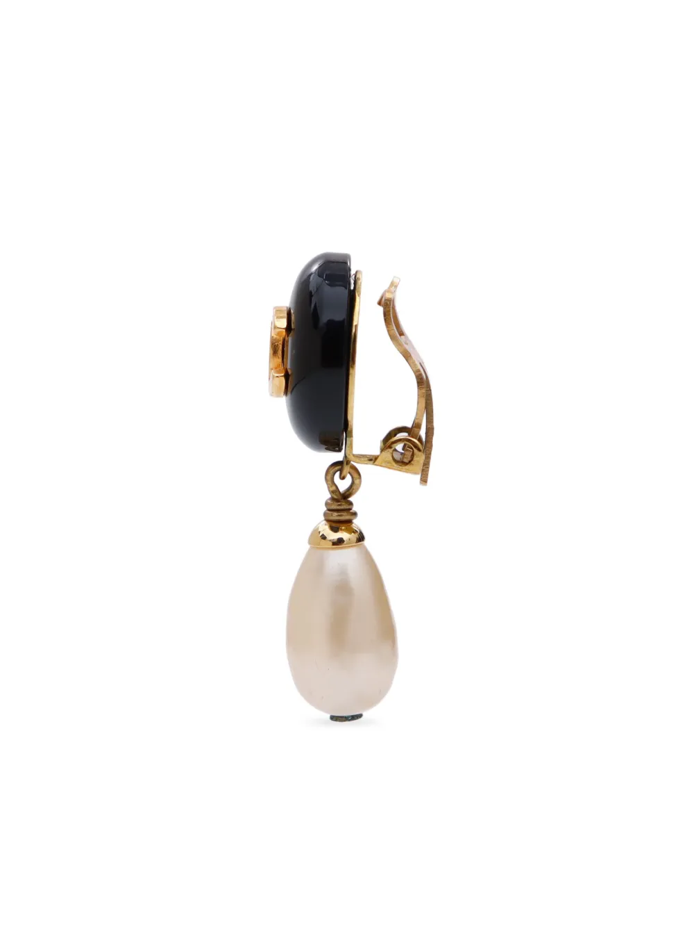 CHANEL Pre-Owned 1994 oorringen met CC clip-on - Goud