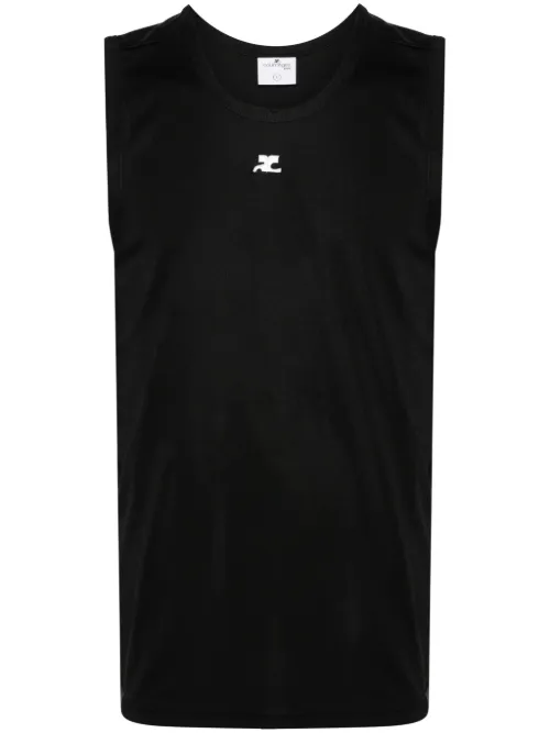 Haut à logo appliqué - Courrèges - Modalova