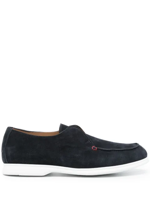 Kiton slip-on suede loafers