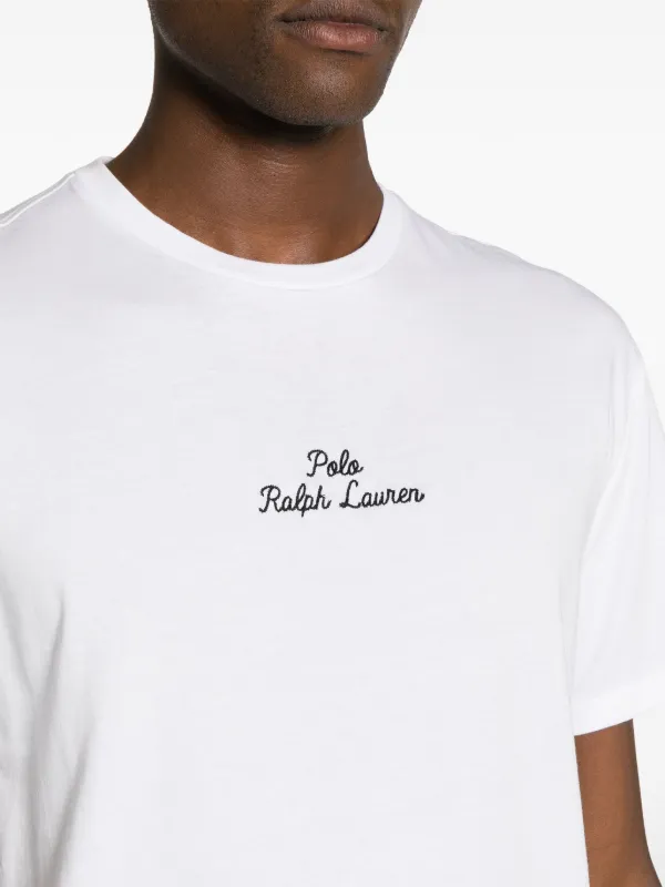 Tシャツ・カットソー POLO RALPH LAUREN Men T Shirts 710680785003096 WHITE Round neck T-shirt brand POLO RALPH LAUREN