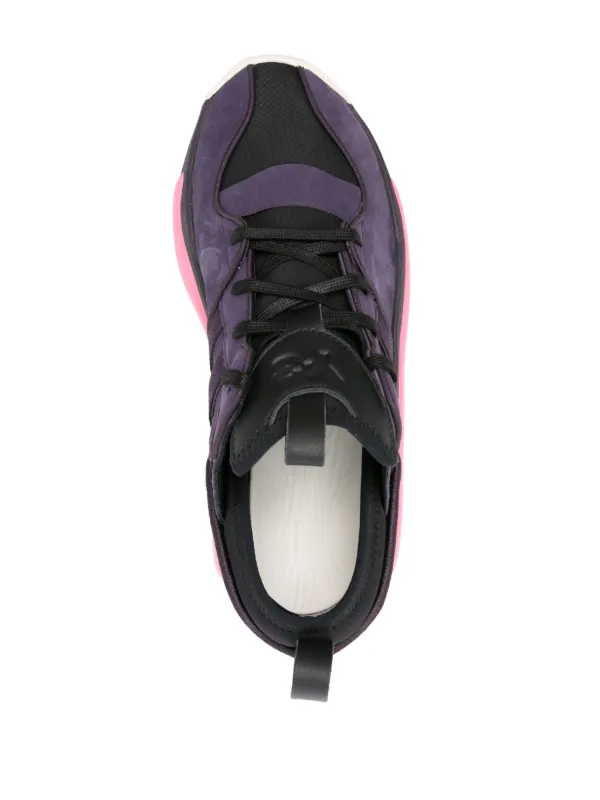 Y-3 Rivalry sude-panelled Sneakers Purple FARFETCH TR