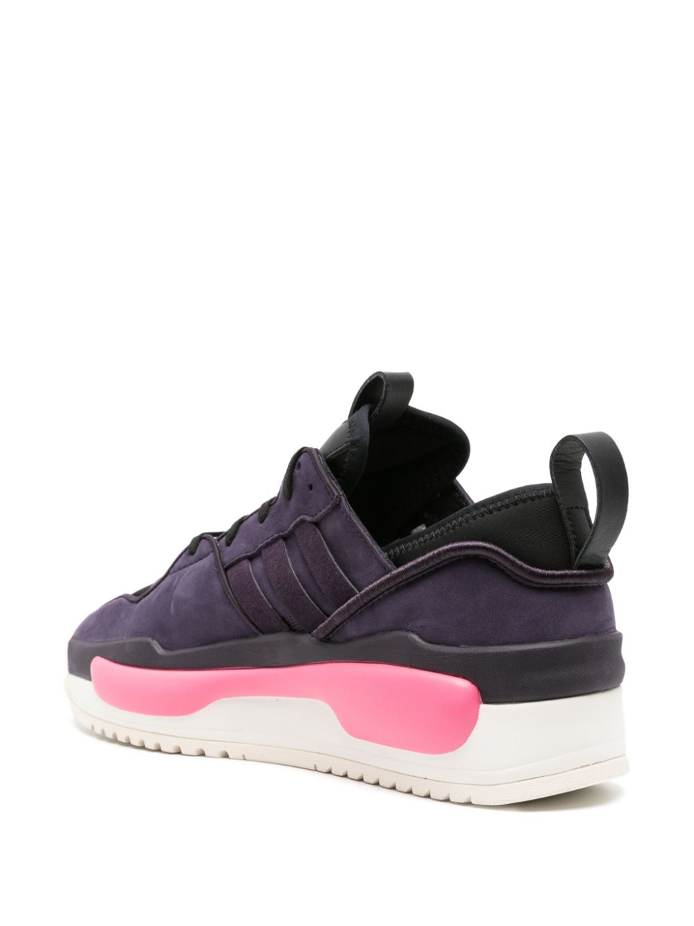 Shop Y-3 Rivalry Sude-panelled Sneakers In Purple