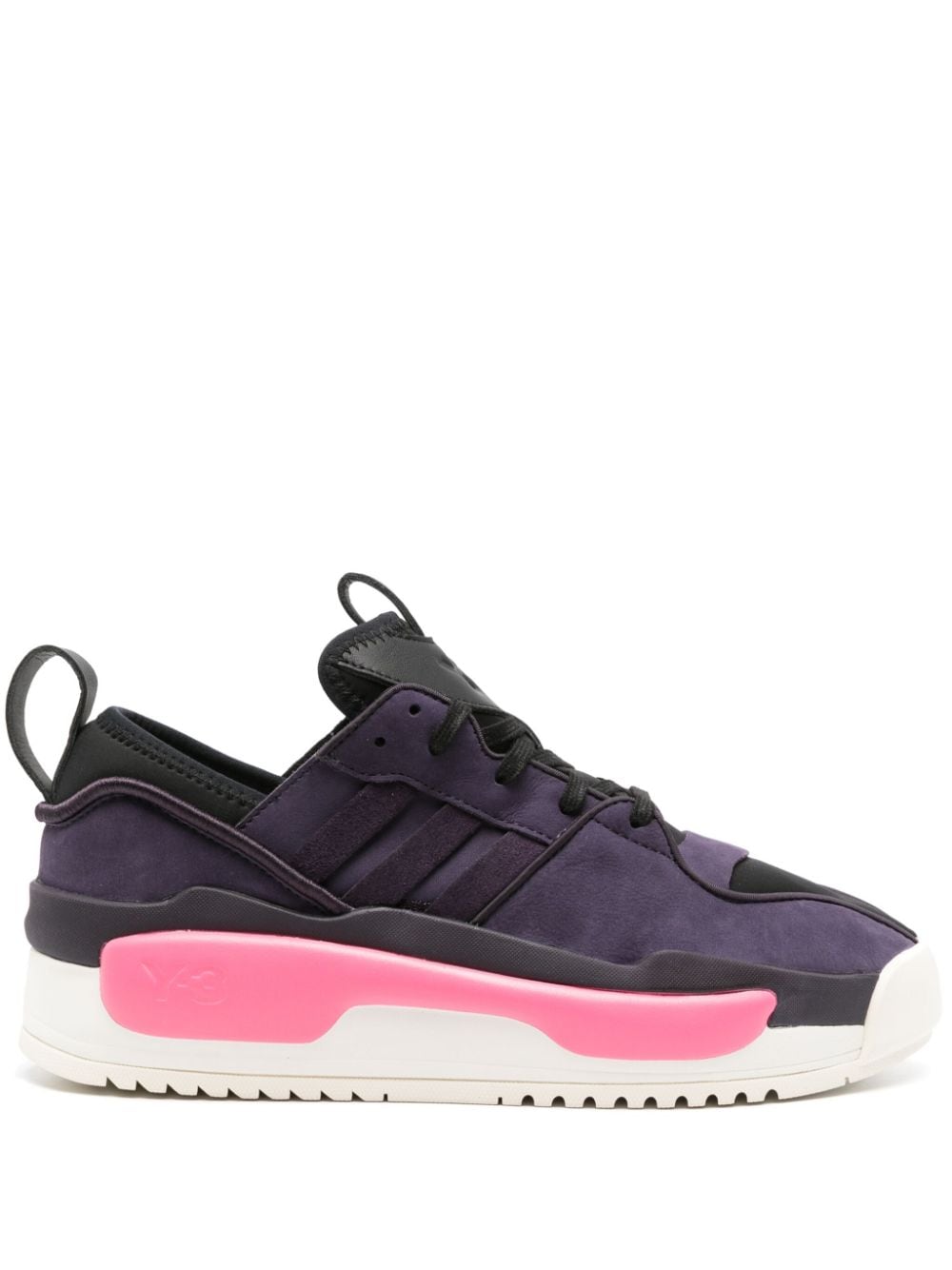 Y-3 Rivalry Sude-panelled Trainers In Purple
