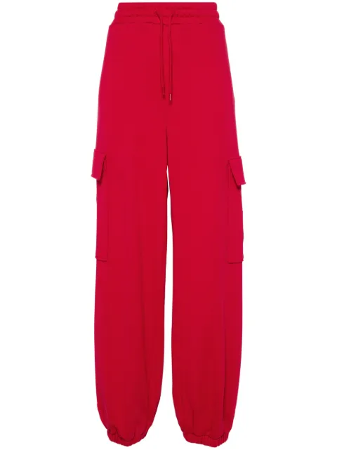 Moschino logo-patch track pants