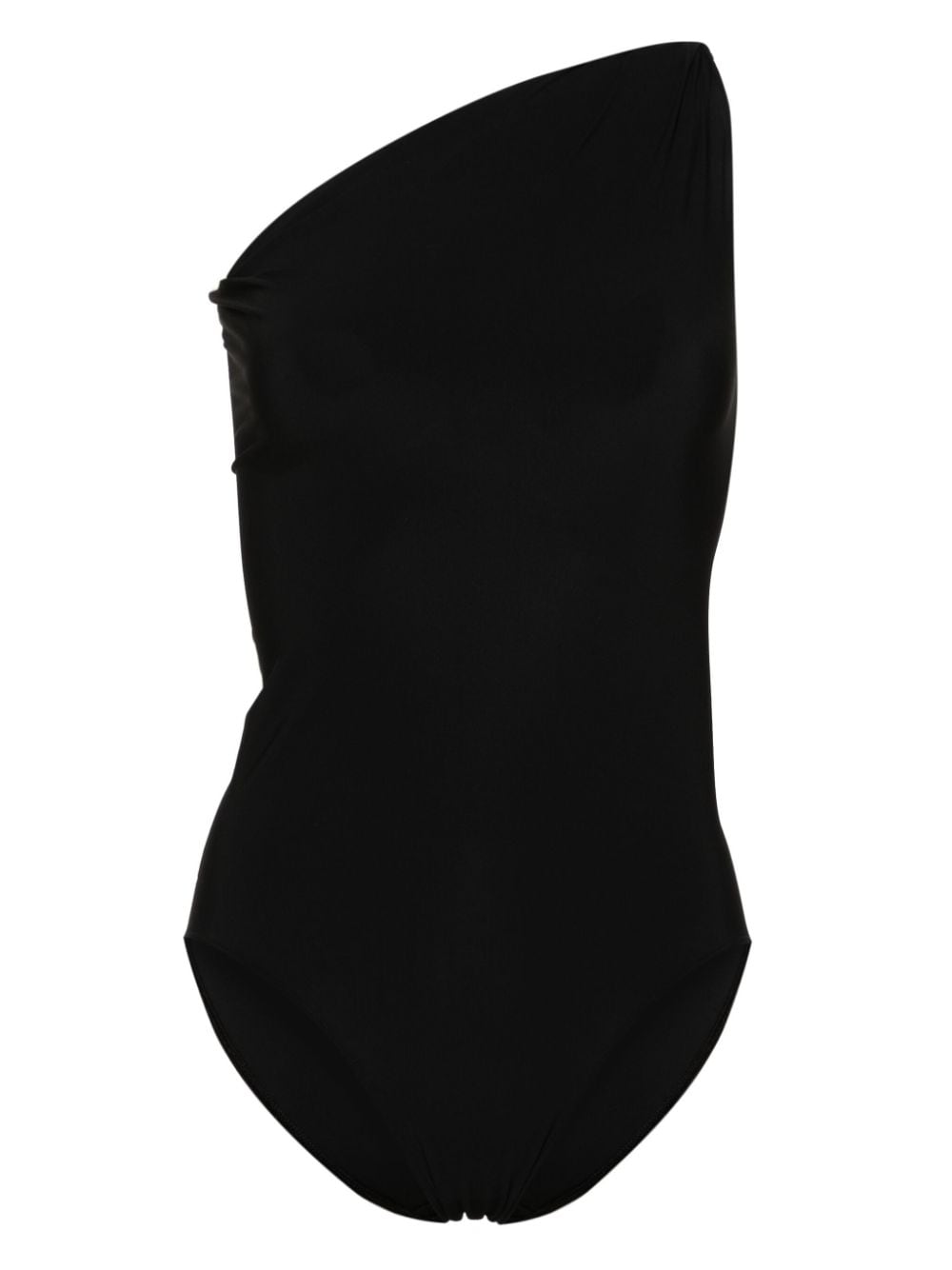 Rick Owens Twist Bather one-shoulder swimsuit - Nero