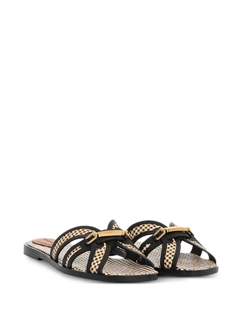 ZIMMERMANN Prisma woven sandals | صنادل بنعل مسطح | Image 2