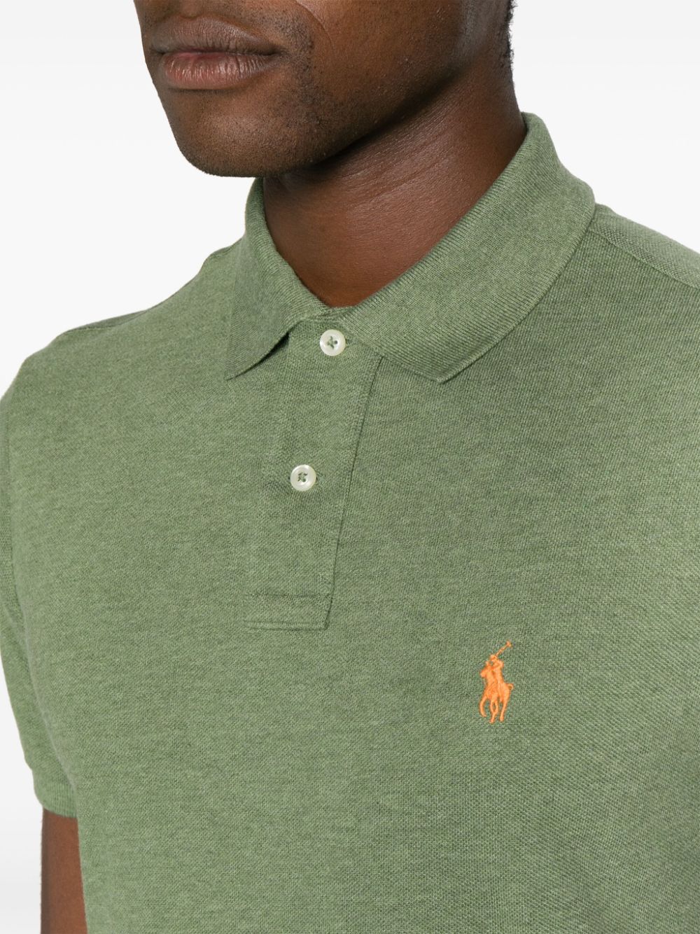 Polo Ralph Lauren embroidered-logo pique polo shirt Men