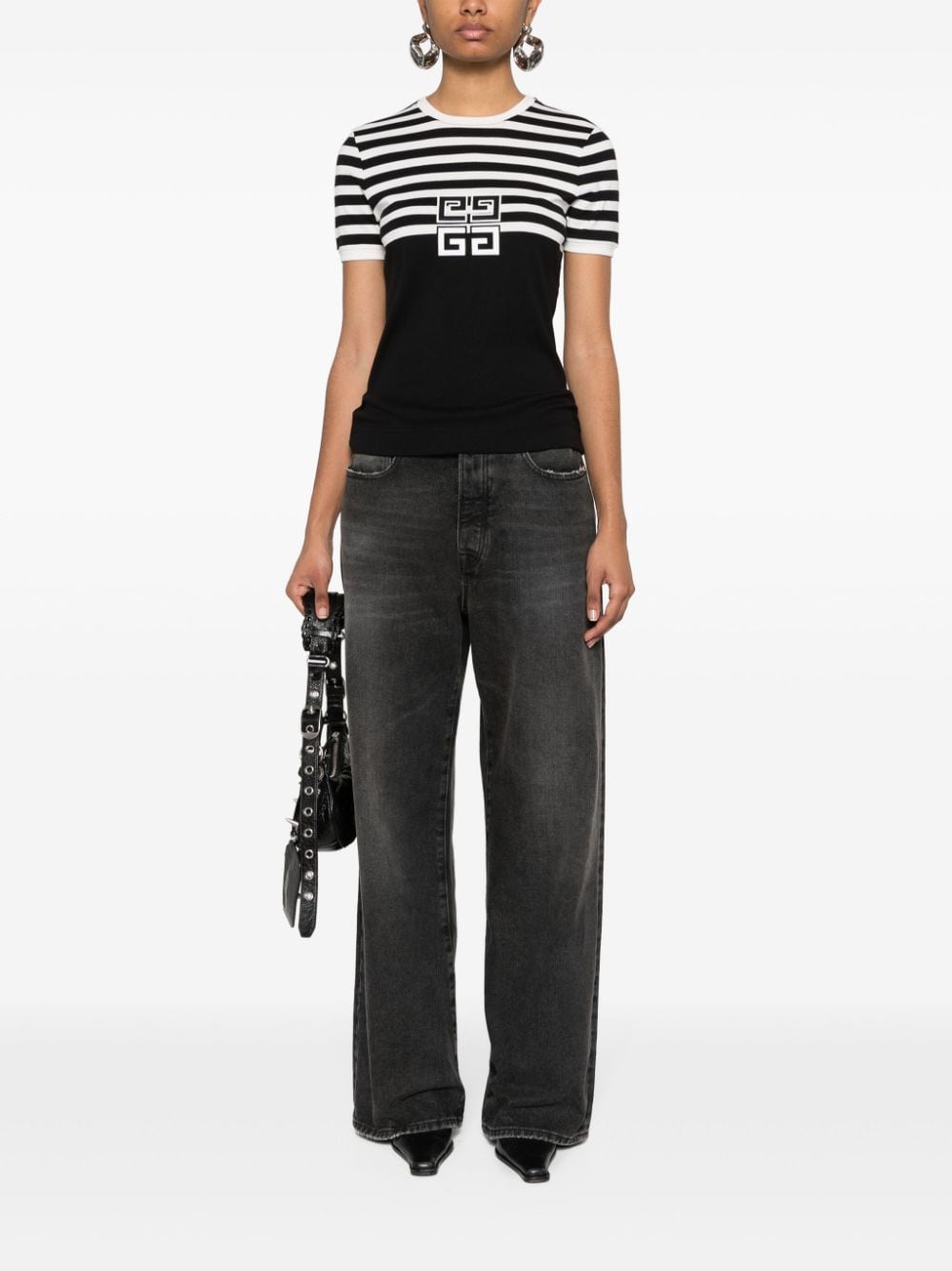 Givenchy Cropped T-shirt - Wit