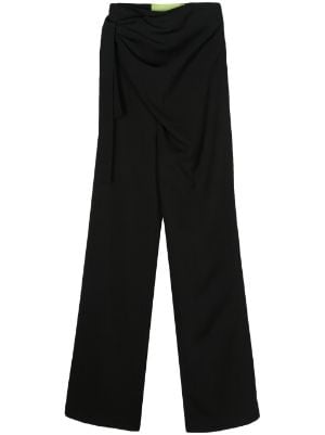 Pantalones con tiro alto de marca para mujer - FARFETCH