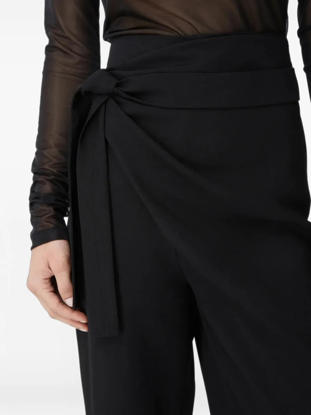 GAUGE81 Straight broek Zwart