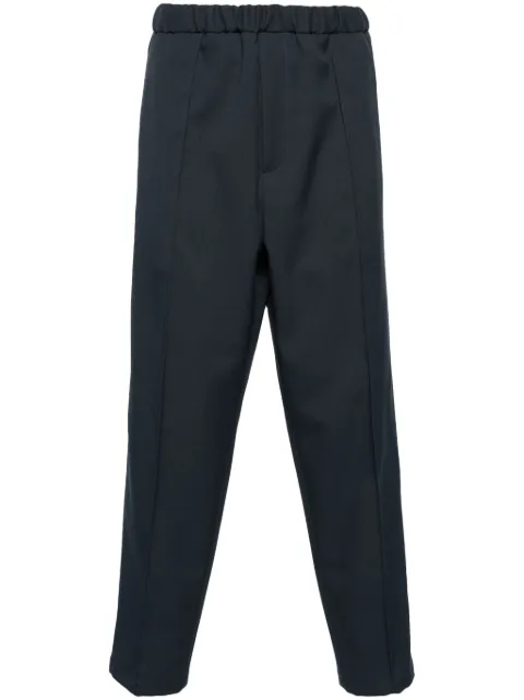 Jil Sander pantalones tapered con pretina elástica