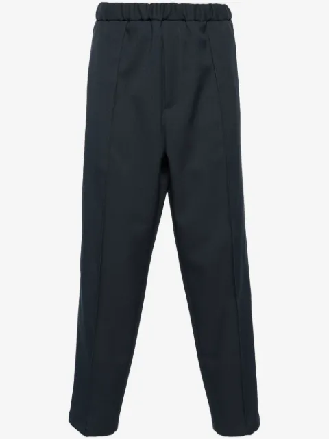 Jil Sander pantalones tapered con pretina elástica
