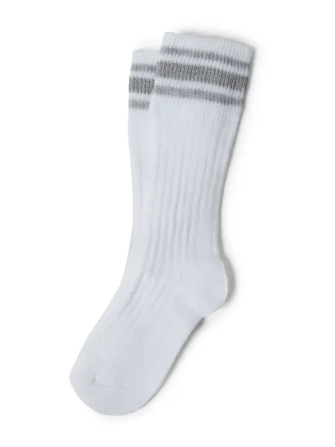Brunello Cucinelli Kids striped ribbed socks