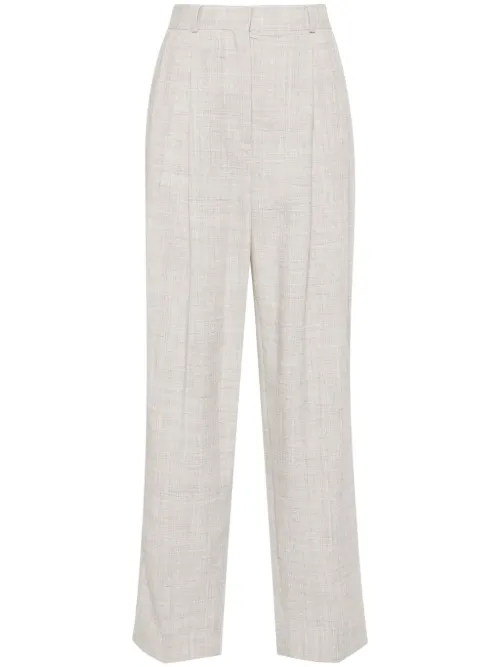 Pantalon de tailleur à pinces - TOTEME - Modalova