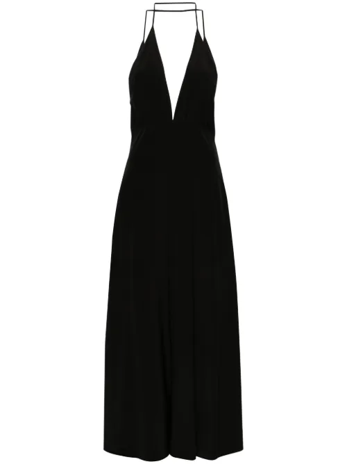 Robe longue évasée à dos-nu - TOTEME - Modalova