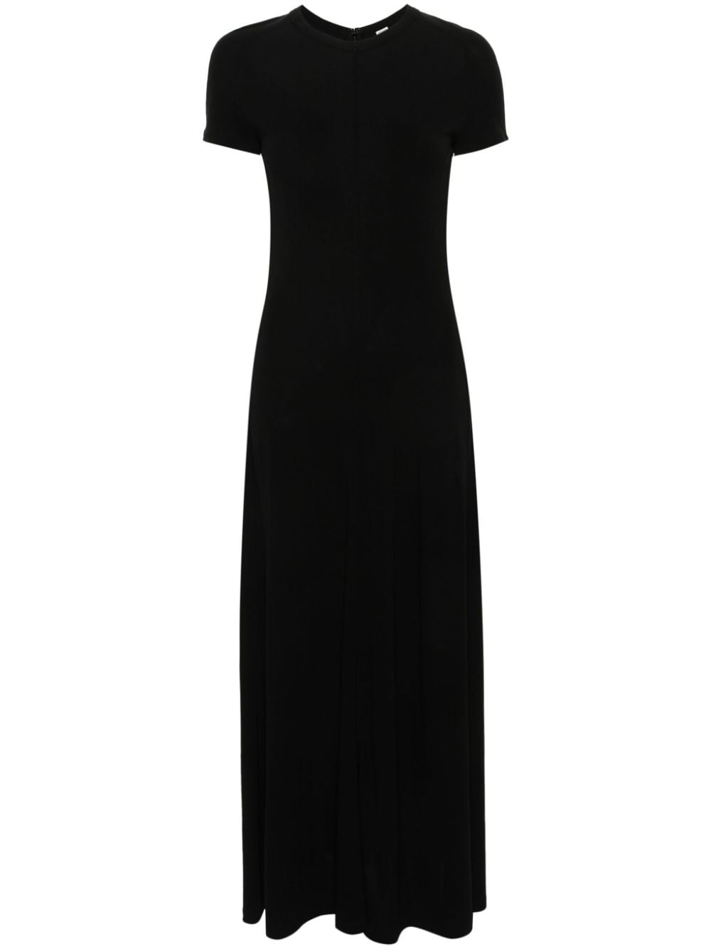 Totême Short-sleeve Maxi Dress In Black