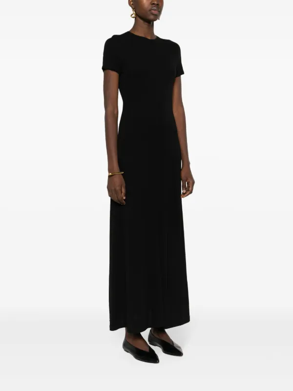 chinese dress ladies Jersey Maxi Dress Black – NOOWORKS main image 0