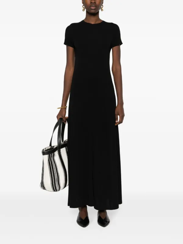 TOTEME Fluid Jersey Maxi Dress | Black | FARFETCH OM TOTEME Fluid Jersey Maxi Dress | Black | FARFETCH OM