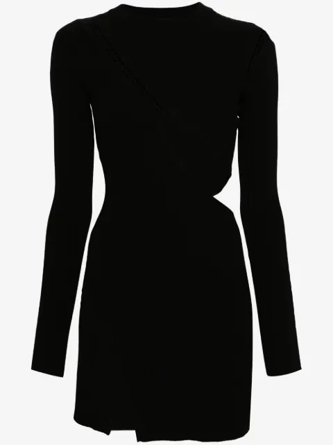 The Attico vestido corto con aberturas