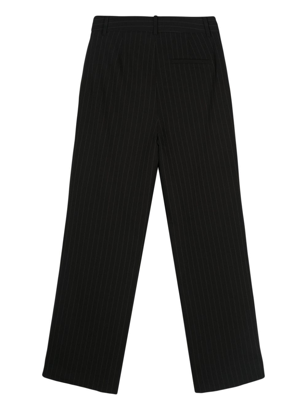 Shop Gestuz Joellegz Mid-rise Wide-leg Trousers In Black