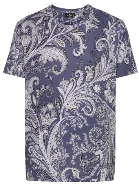 ETRO paisley-print cotton T-shirt