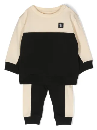 Calvin Klein Kids logo patch Tracksuit Farfetch