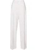 MSGM pleated tailored wool trousers - Yellow