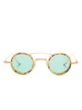 Jacques Marie Mage Ringo round-frame sunglasses - Gold