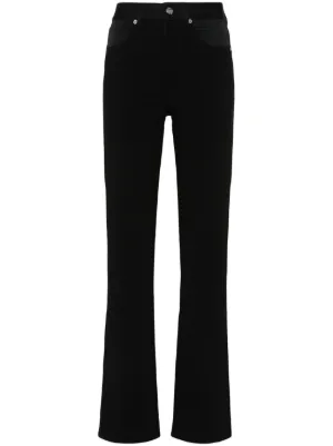 Maison Margiela サテン ワイドパンツ | ブラック | FARFETCH JP
