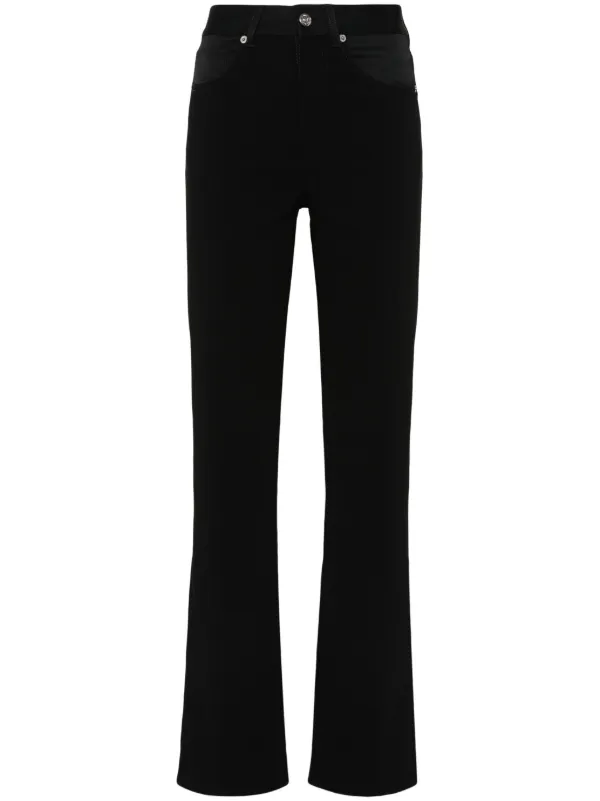 MM6 Maison Margiela シングルステッチ パンツ | ブラック | FARFETCH JP