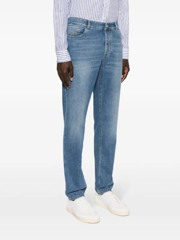【送料&関税込】Brunello Cucinelli Monile Jeans Monili jeans in blue - Brunello Cucinelli Kids | Mytheresa
