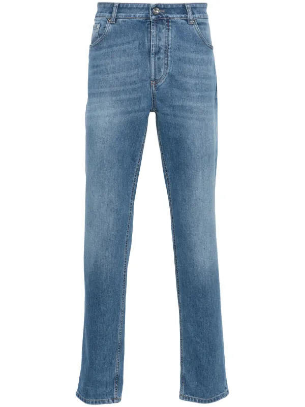 【送料&関税込】Brunello Cucinelli Monile Jeans Monili jeans in blue - Brunello Cucinelli Kids | Mytheresa