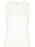 Vince sleeveless double-layer top - Neutrals