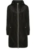 Herno zip-up hooded coat - Black