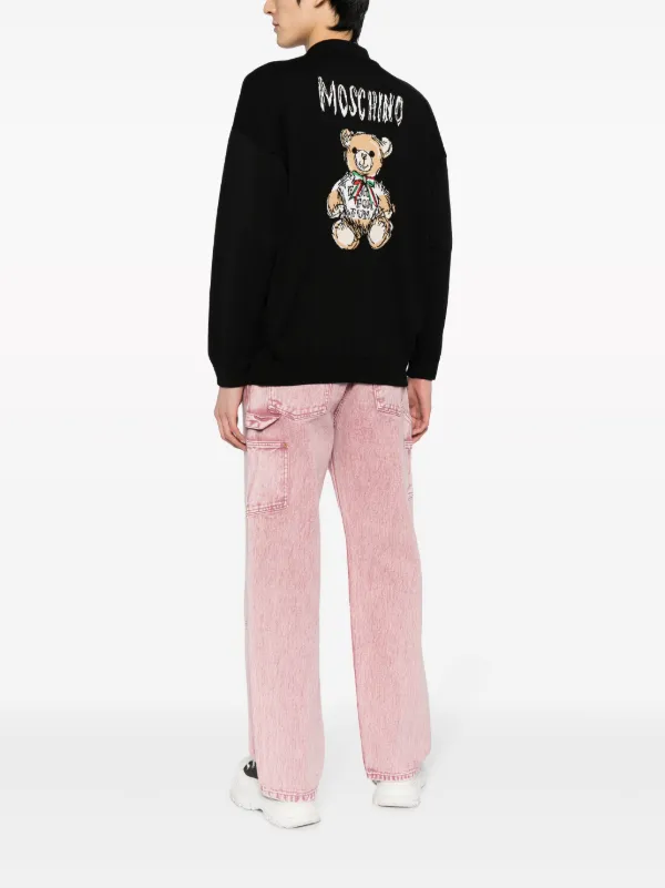Moschino テディベア カーディガン | ブラック | FARFETCH JP