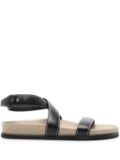 TOTEME The Chunky leather sandals - Black