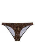 TOTEME smocked bikini bottoms - Black