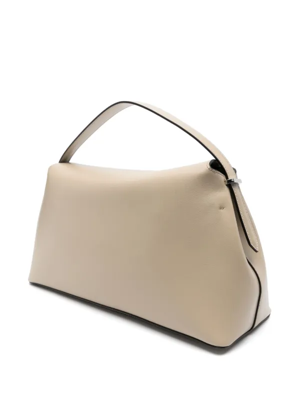 TOTEME T-Lock レザー ハンドバッグ | ニュートラル | FARFETCH JP