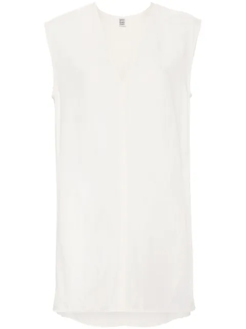 TOTEME V-neck long-length vest