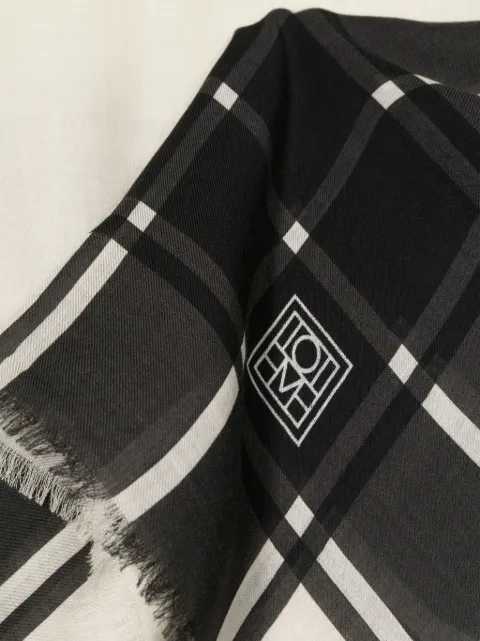 TOTEME wool-silk blanket scarf 242WSC2262FB0178001 - 1