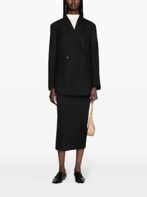 【TOTEME】 ブレザー シングルブレスト オーバーレイ ブラック TOTEME ウィメンズ ブレザー通販 - FARFETCH