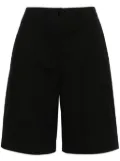 TOTEME knee-length twill shorts - Black