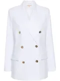Michael Michael Kors crepe double-breasted blazer - White